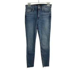 HUDSON Sz25 BARBARA HI-RISE ANKLE SUPER SKINNY-STRETCH JEANS VICTORIUS $195 NWOT